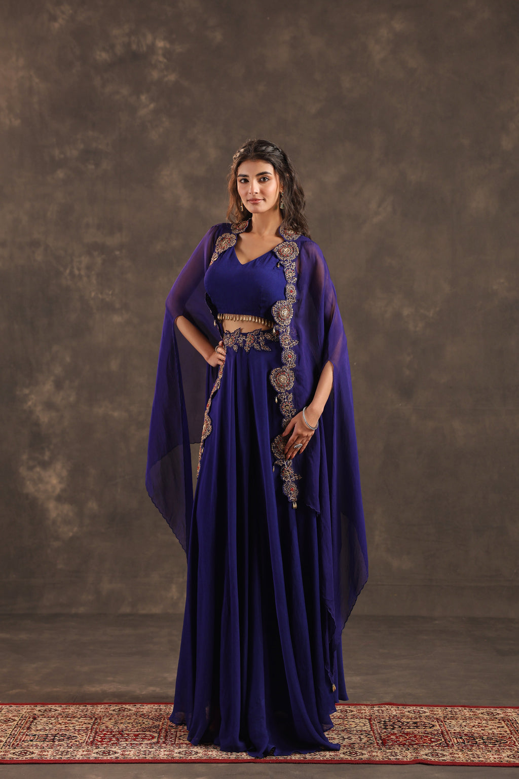 Divider Pant with Heavy Jacket Royal Blue