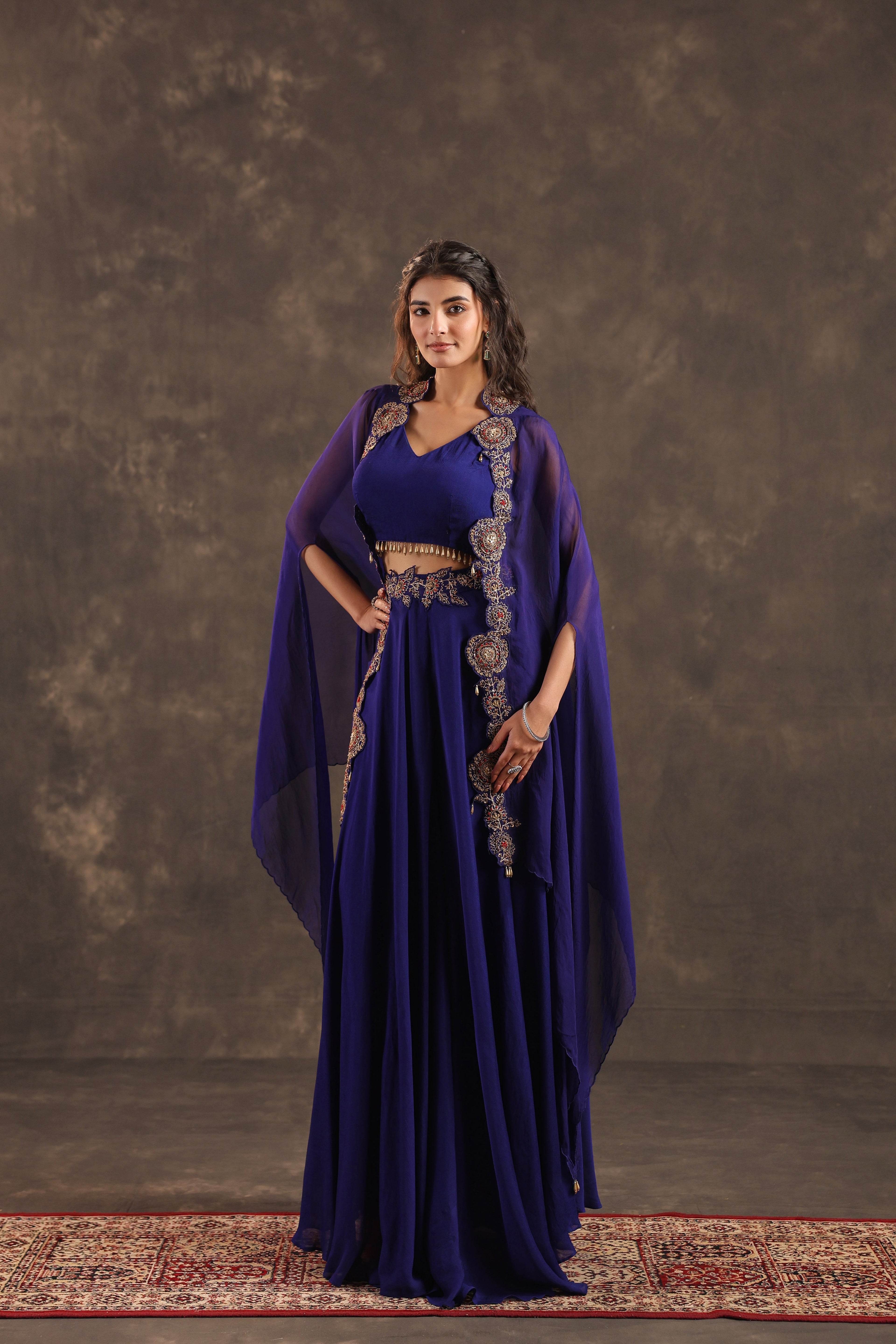 Divider Pant with Heavy Jacket Royal Blue