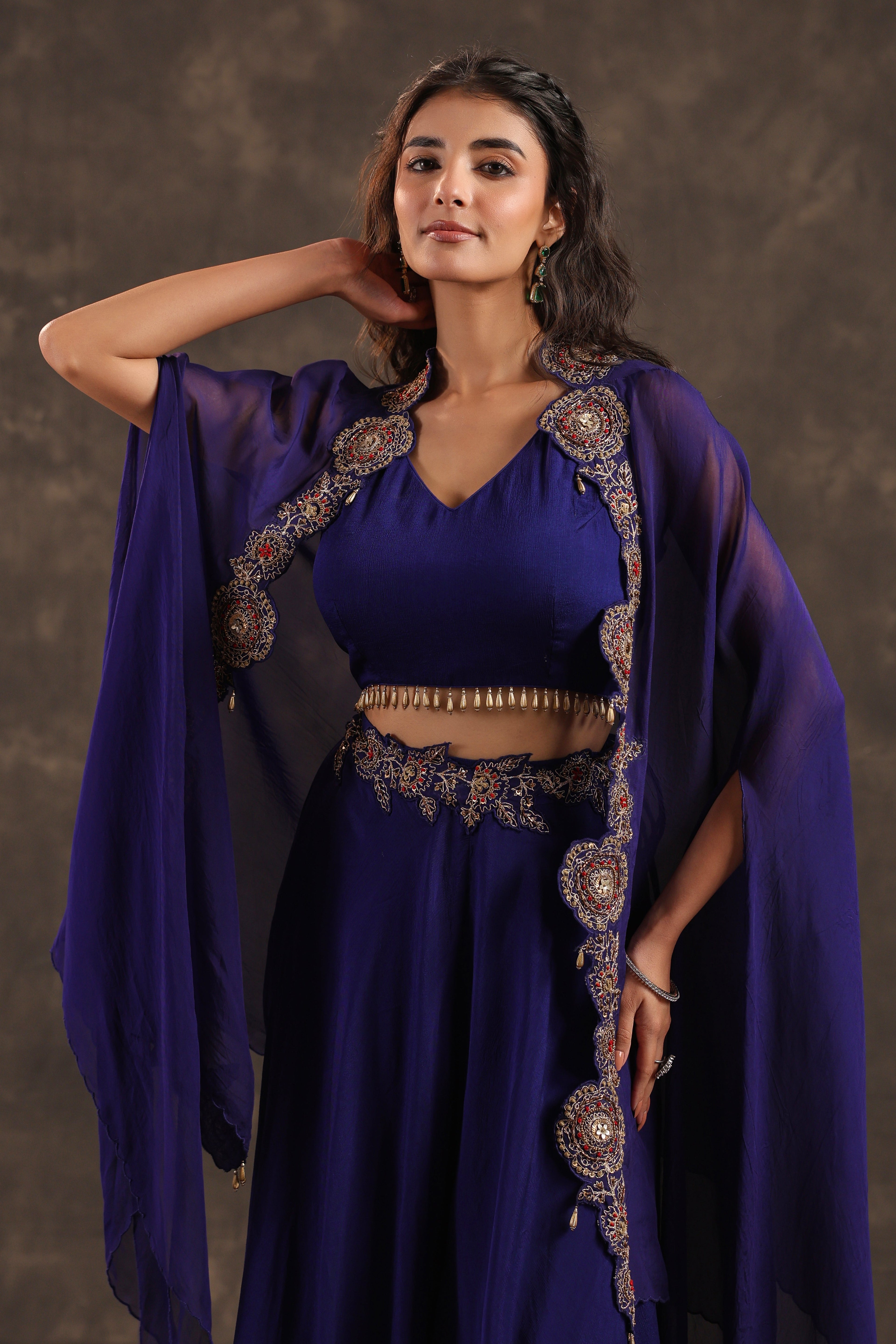 Divider Pant with Heavy Jacket Royal Blue