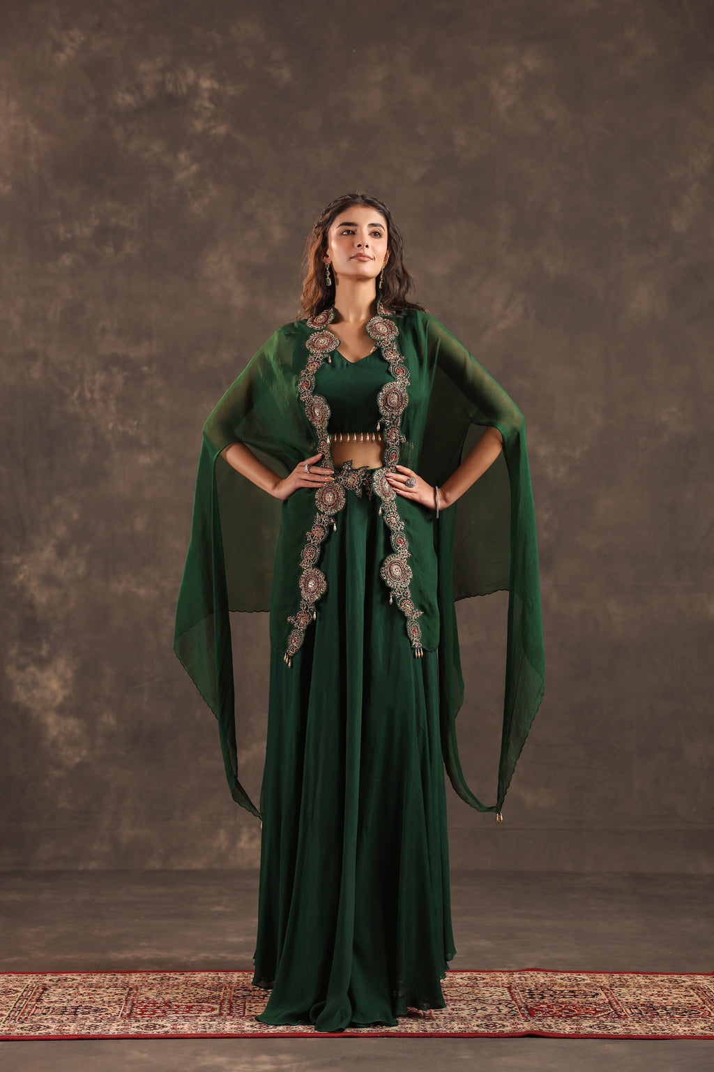 Divider Pant with Heavy Jacket Deep Green