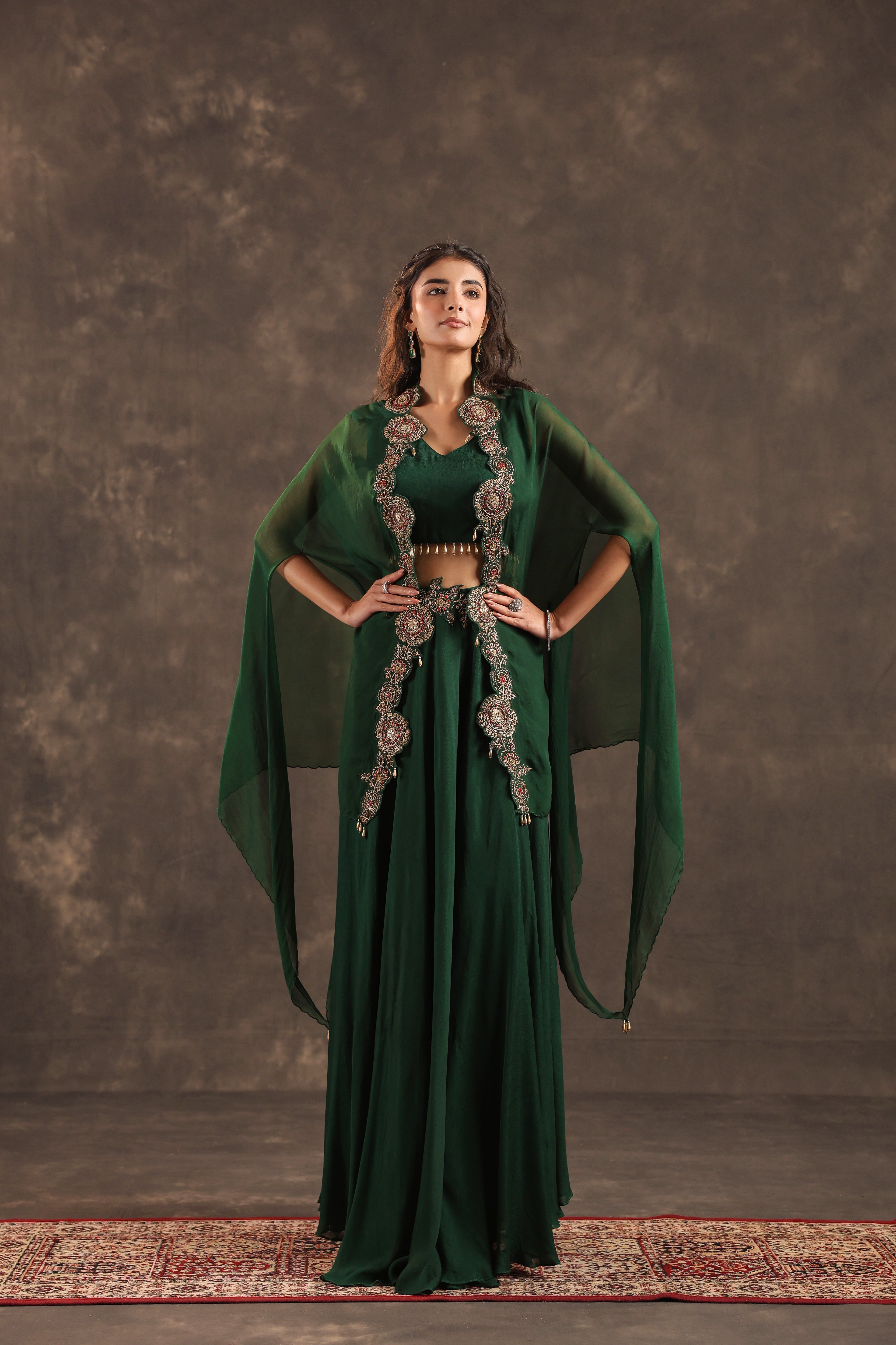 Divider Pant with Heavy Jacket Deep Green