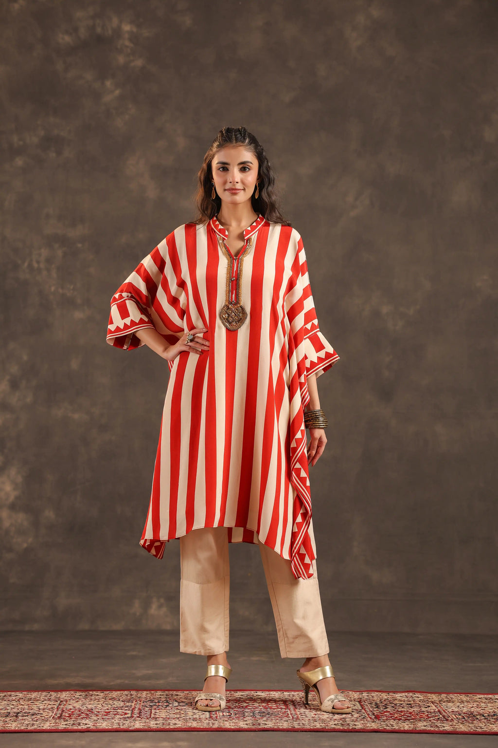 Stripes Katan - Red