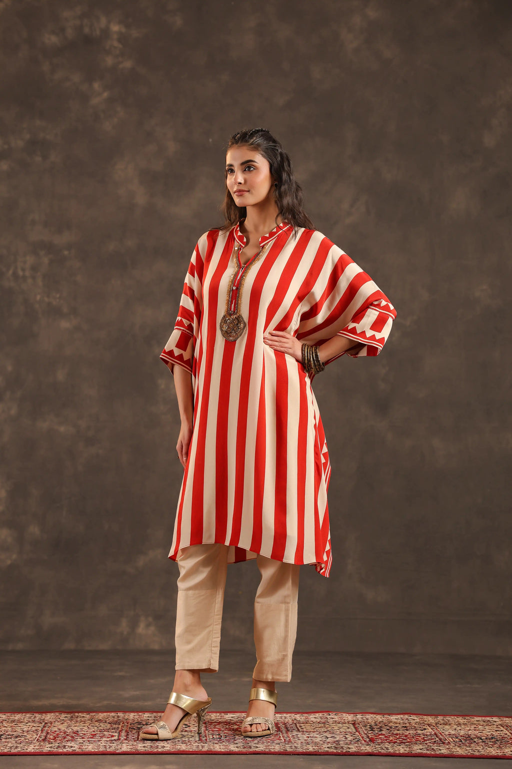 Stripes Katan - Red