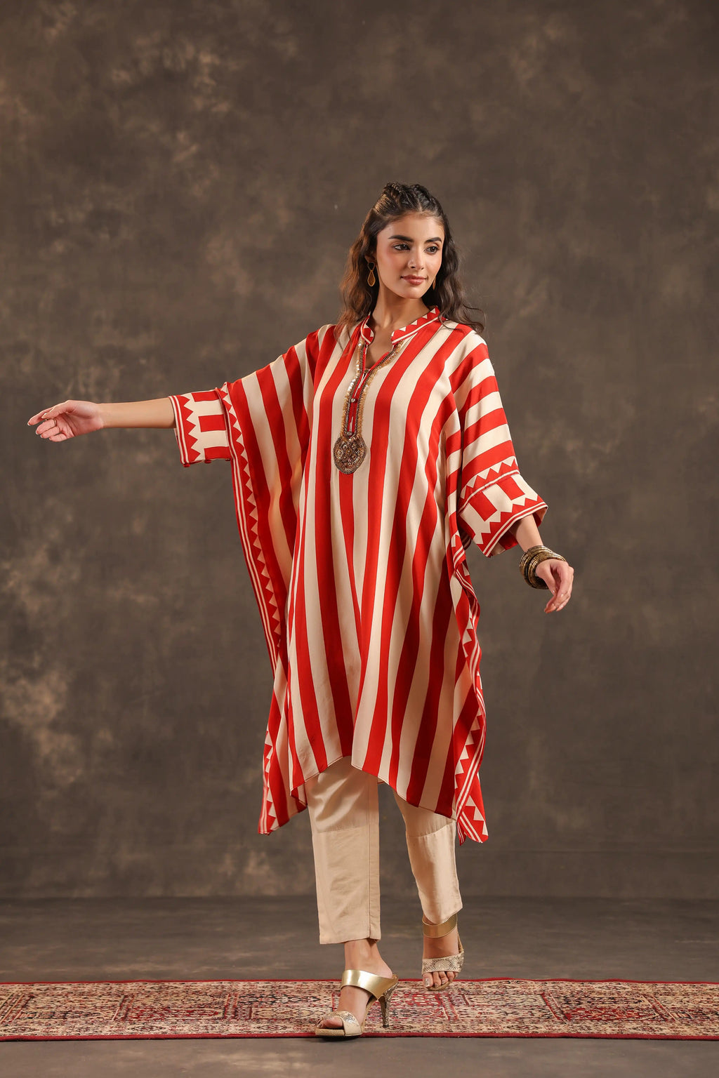 Stripes Katan - Red