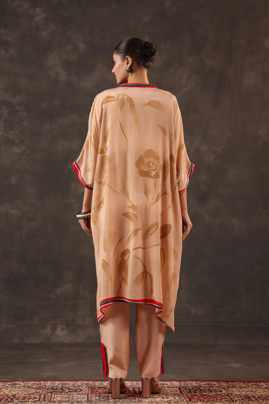Printed Kurti - Beige