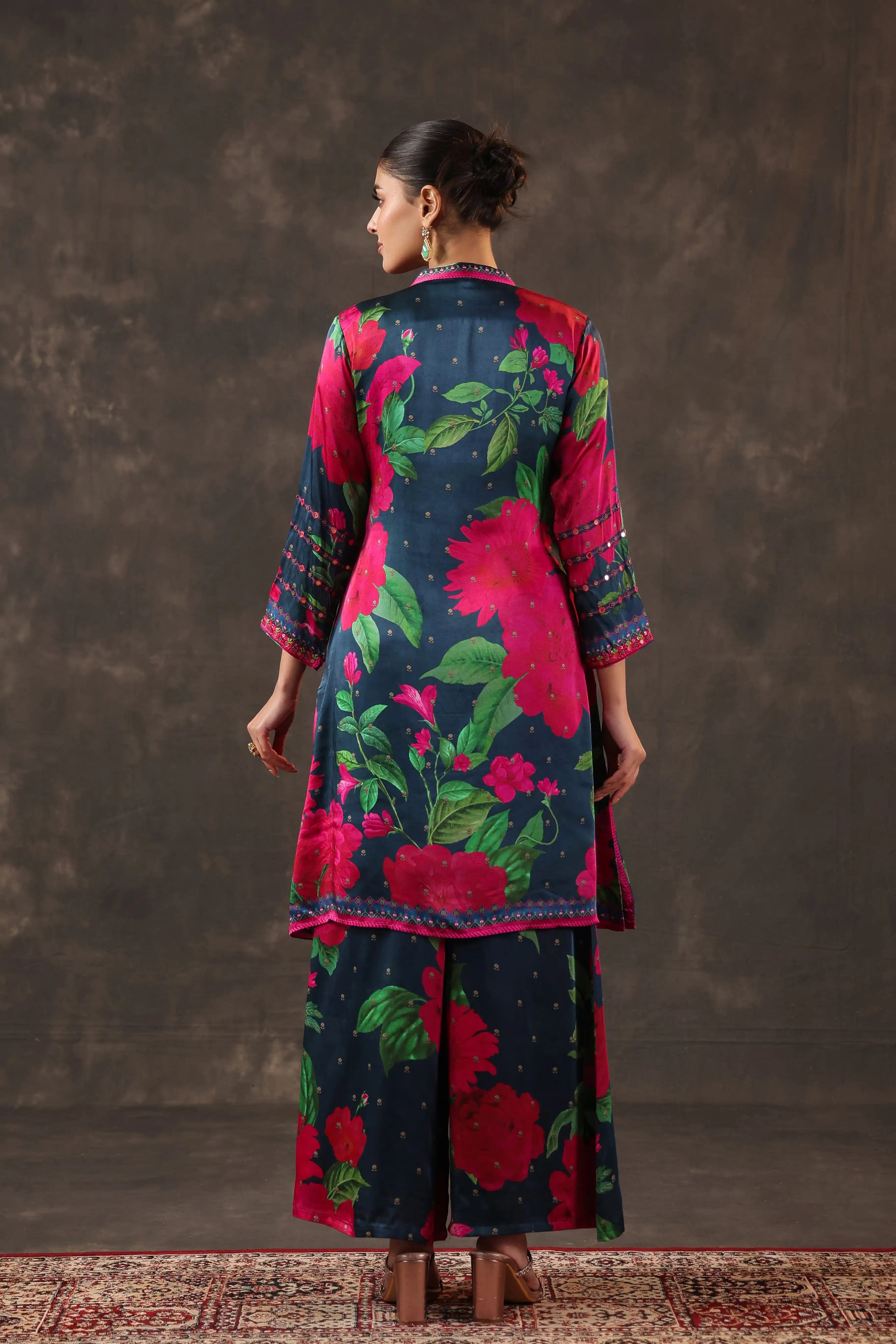 Printed Floral Kurti - Multi