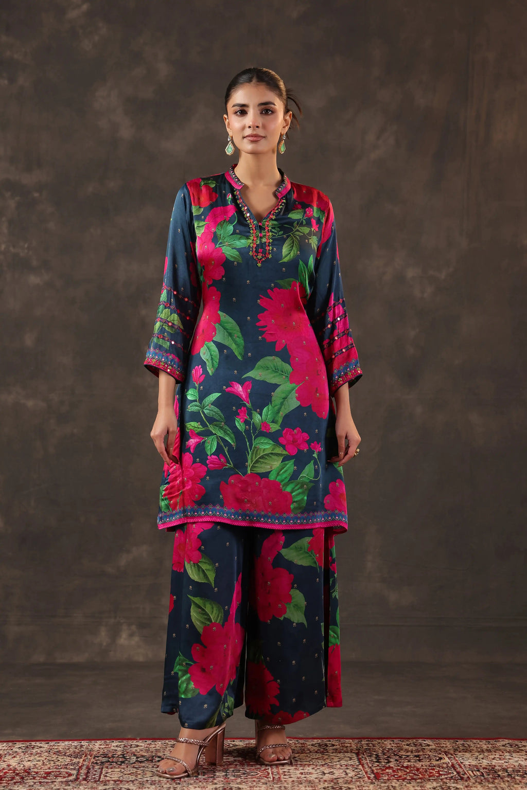 Printed Floral Kurti - Multi
