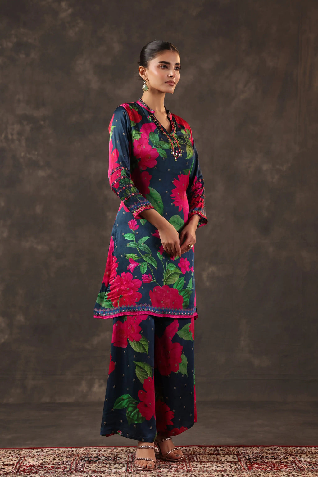 Printed Floral Kurti - Multi