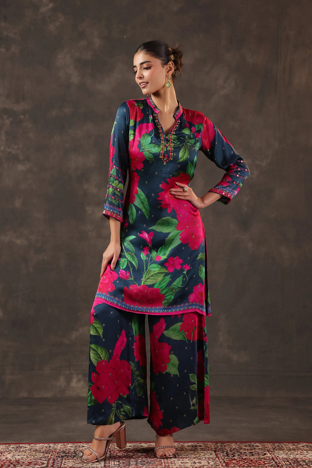 Printed Floral Kurti - Multi