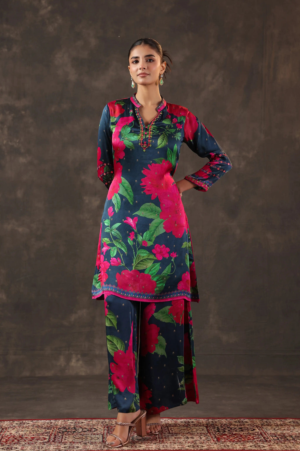 Printed Floral Kurti - Multi