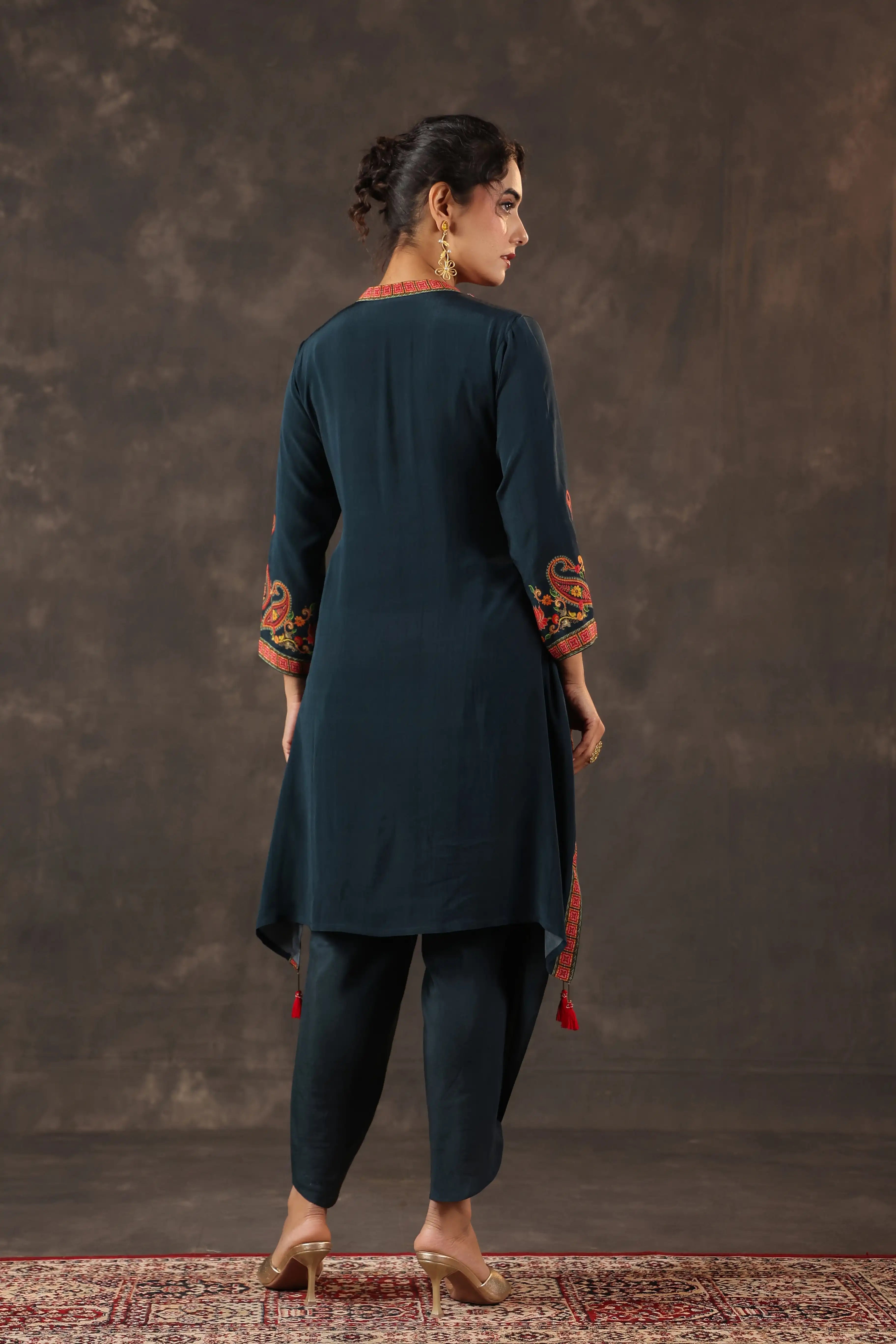 Traditional Kurti - Blue