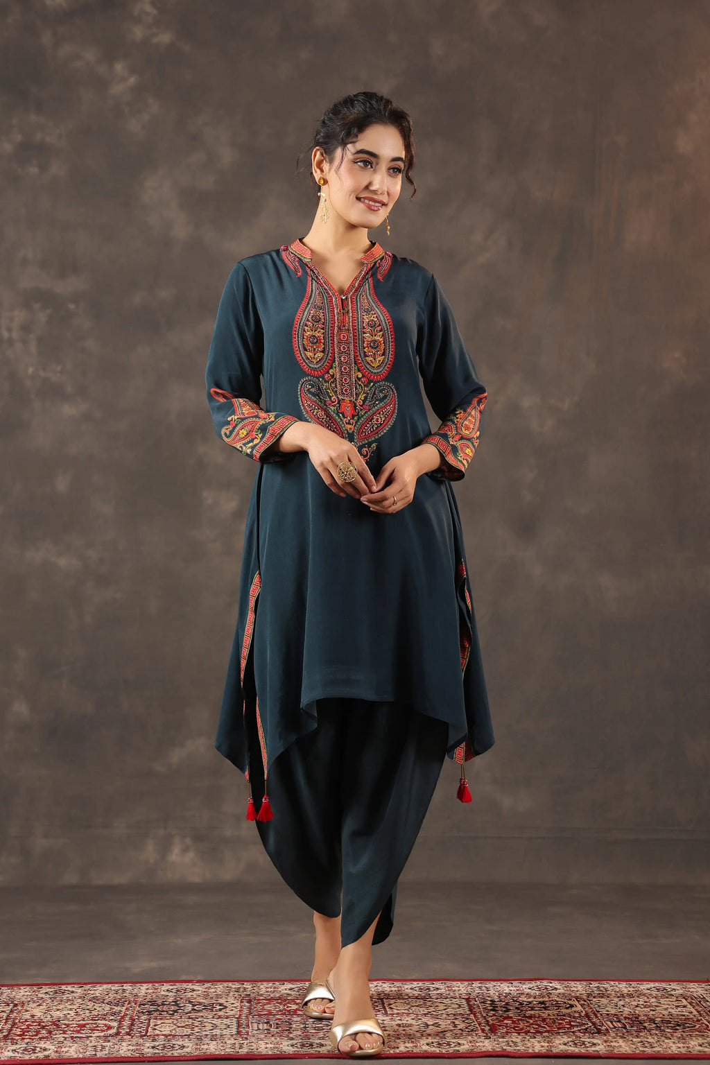 Traditional Kurti - Blue