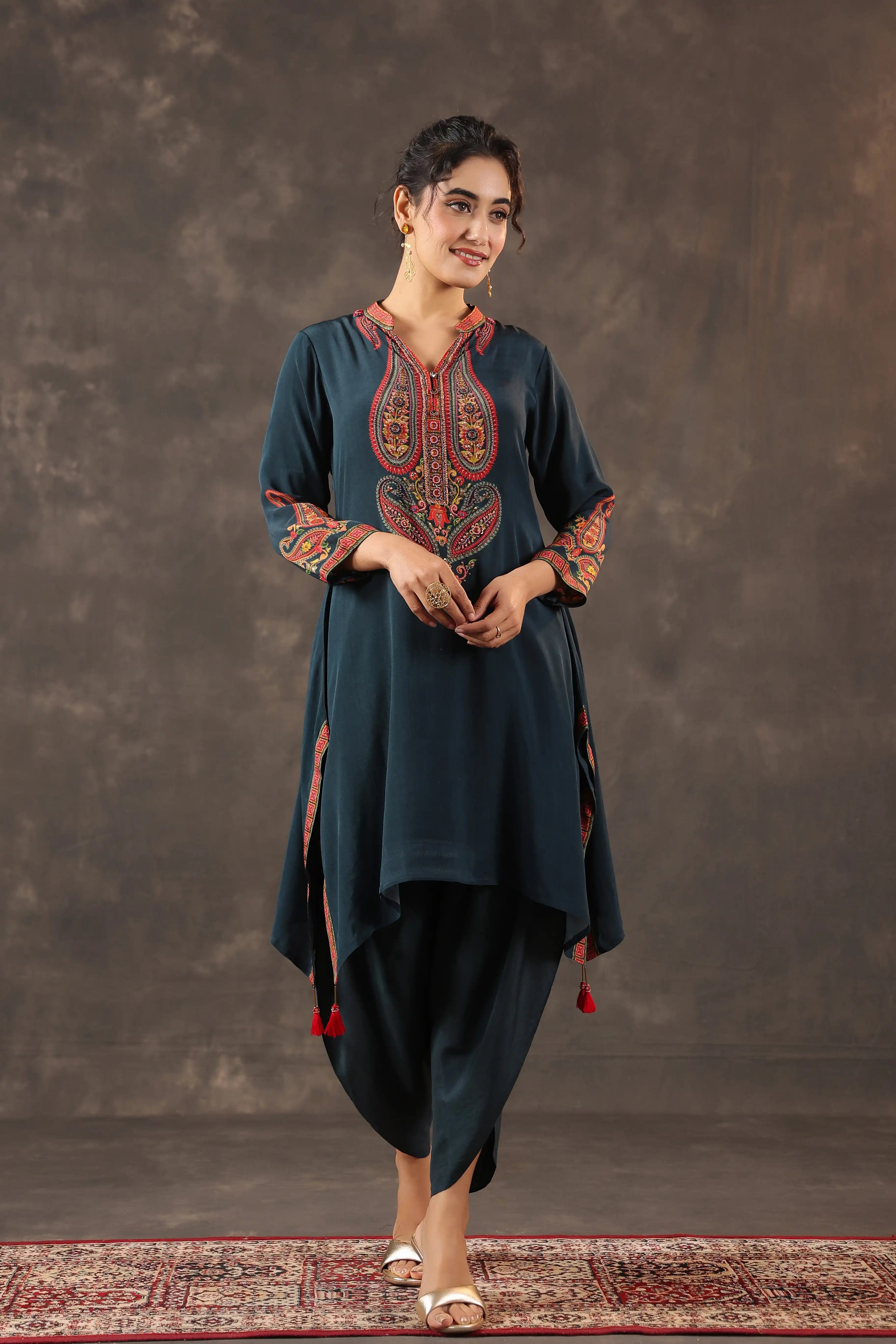 Traditional Kurti - Blue