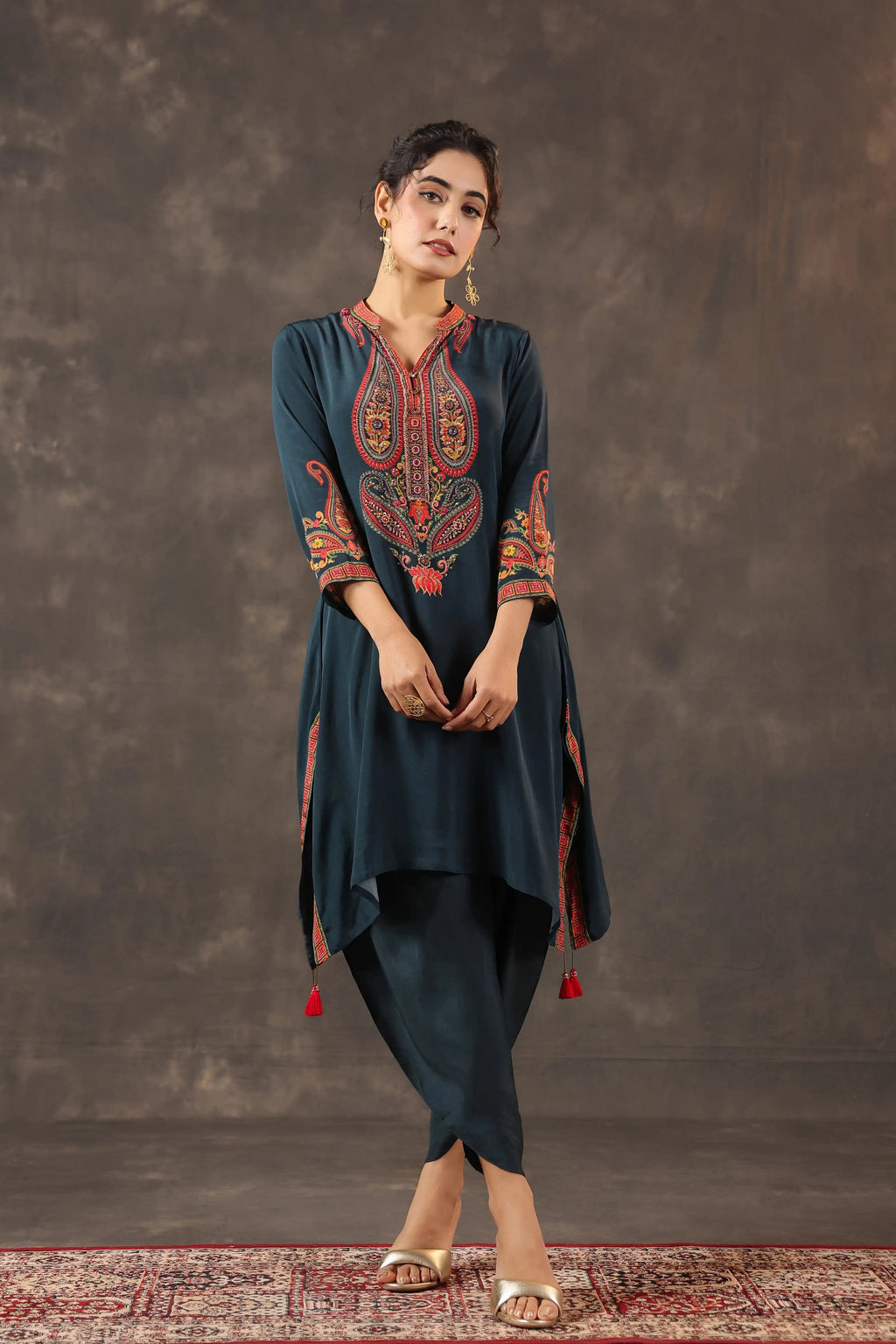 Traditional Kurti - Blue