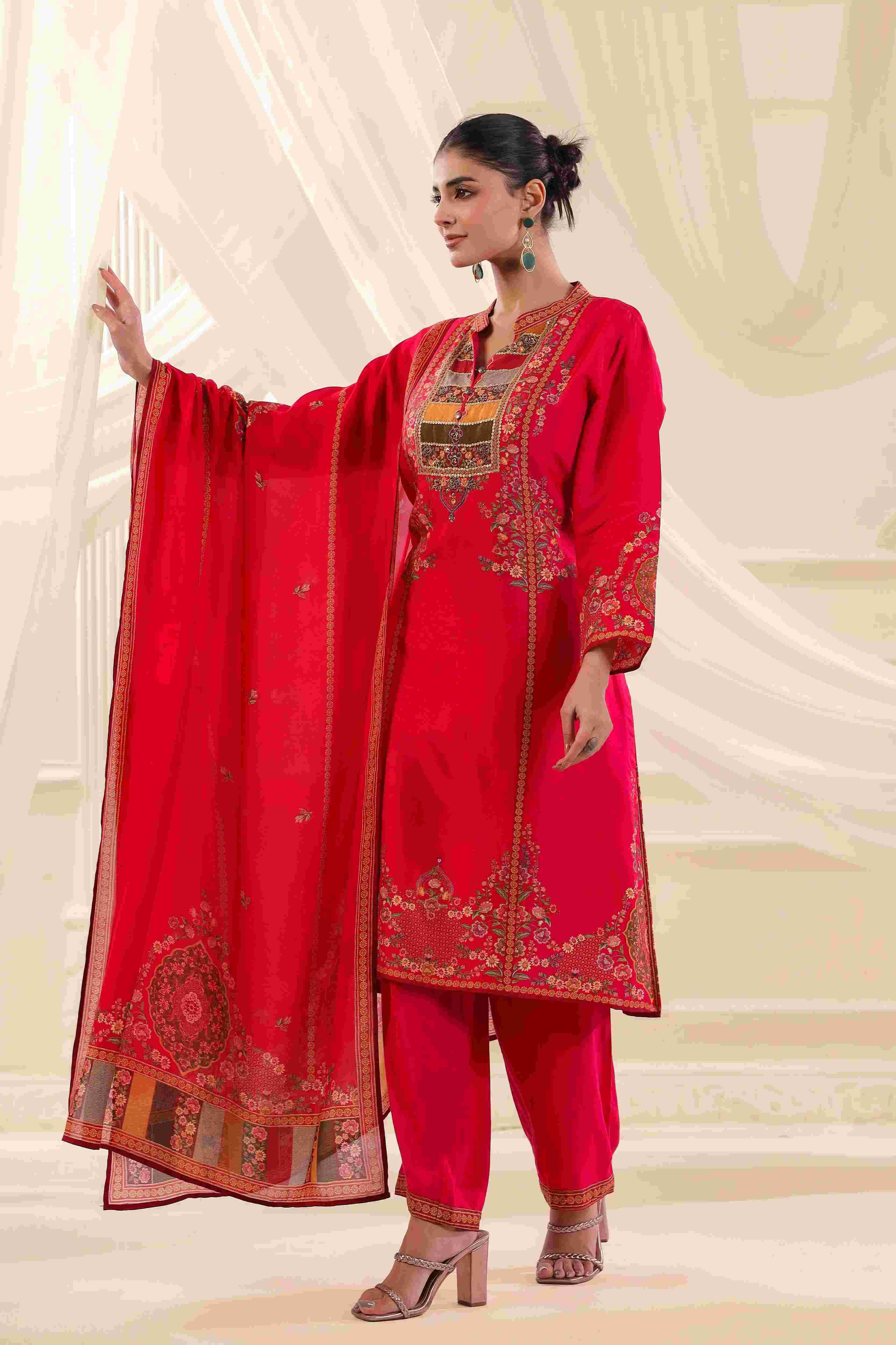 Rani Salwar Kameez Suit Set