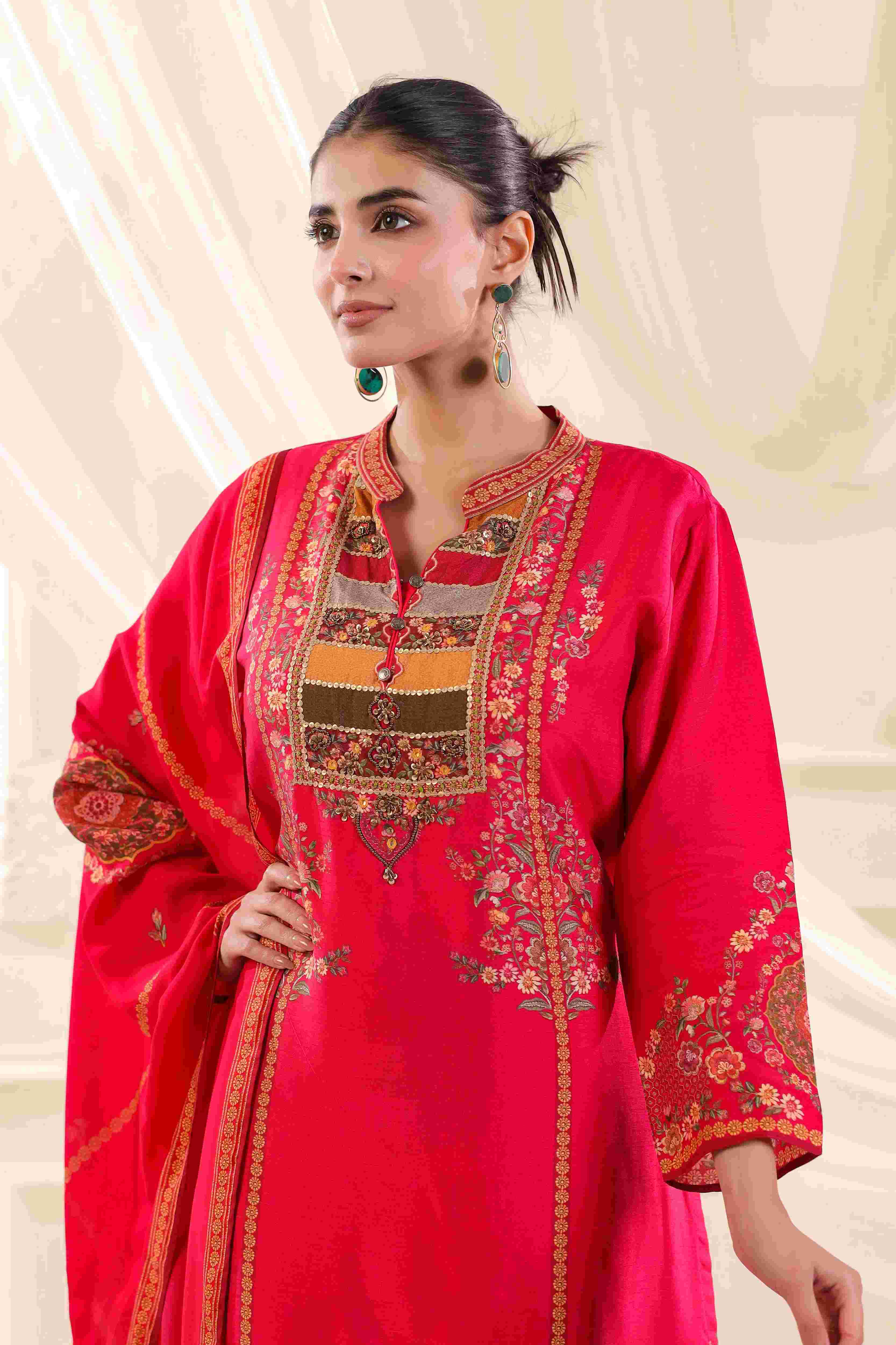 Rani Salwar Kameez Suit Set